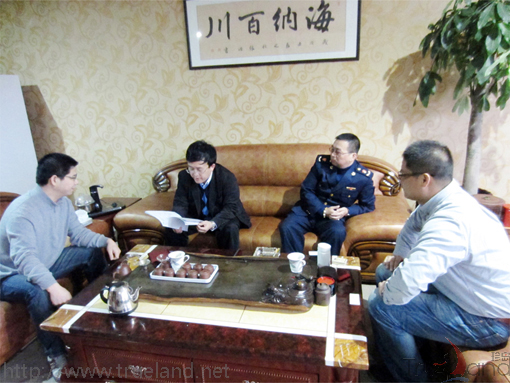 朱主任等和珍島總裁趙旭隆先生探討電子商務發展